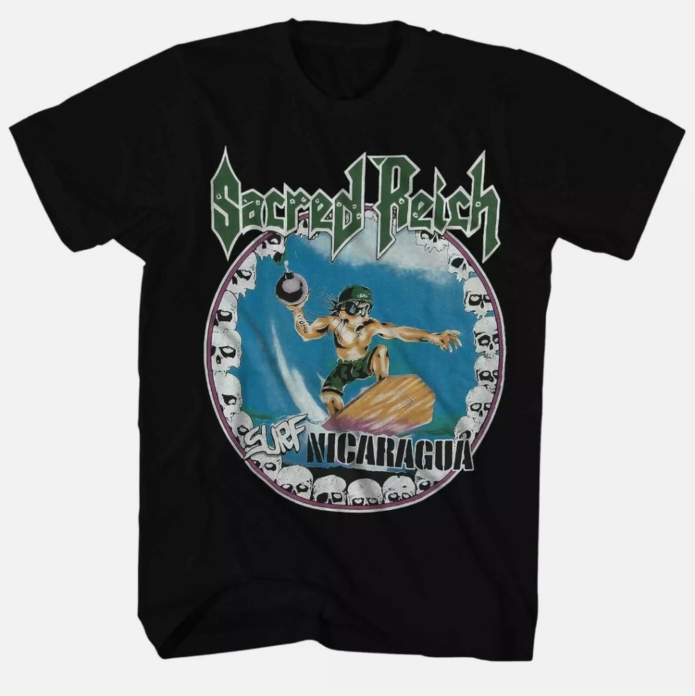 Sacred Reich Surf Nicaragua Album Art Shirt